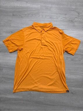 Patagonia Capilene Cool Trail Polo Yellow XL